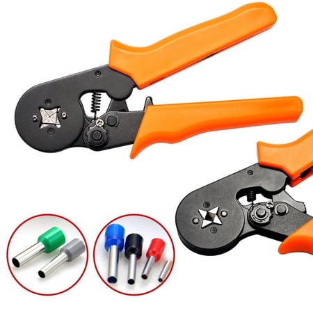 ضاغطة نهاية اسلاك طرفية Ferrule Crimper Plier AWG 28-7 (0.08-10mm²)