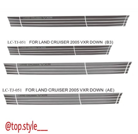 خط تيوتا لاندكلوزر 2005 VXR تحت