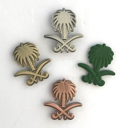 بروش الشعار سيفين ونخلة