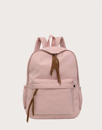 شنطة ظهر وردي