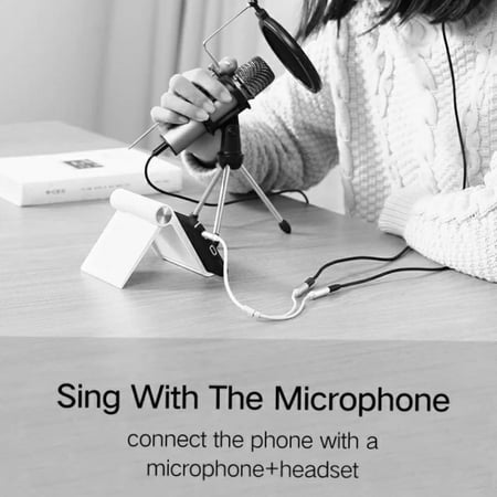 يوجرين | مقسم سماعات مدخل Aux الى سماعة ومايك ثلاثي ذهبي