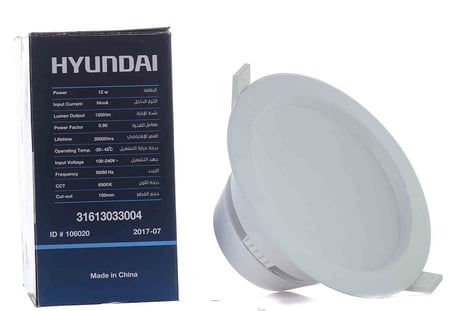 كشاف هيونداي 15سم 12وات SMD 31613033004