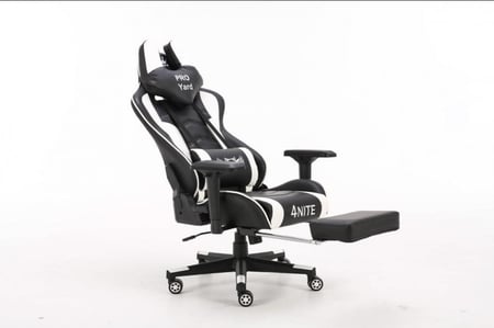 كرسي العاب قيمنق أبيض