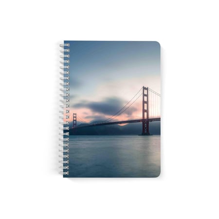 دفتر  سلك A5 ورق مسطر 60  ورقة