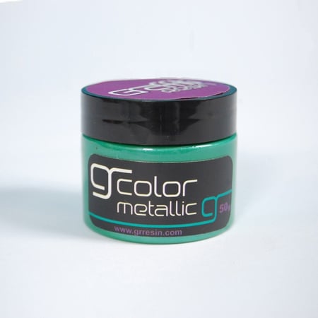 612 - ميتلك أخضر Graffiti Resin Metallic Green