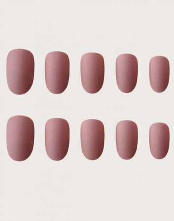 اظافر صناعيه ساده 24 قطعه