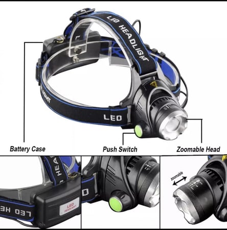 كشاف الرأس وسط