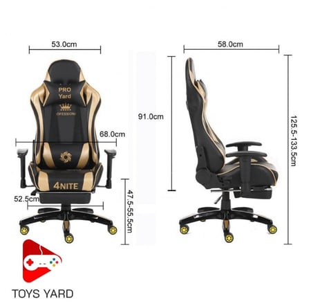 كرسي العاب قيمنق برو2 أحمر