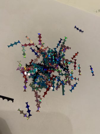 ترتر ملون عاكس ومتعدد الالوان هولوقرافيك