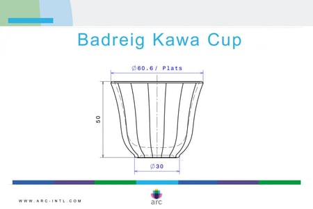 فنجان قهوة عربي بادريق 6 حبة