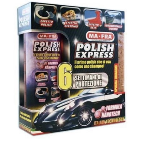 POLISH EXPRESS  250ML -  شامبو وملمع بوليش إكسبريس مافرا 250 مللي