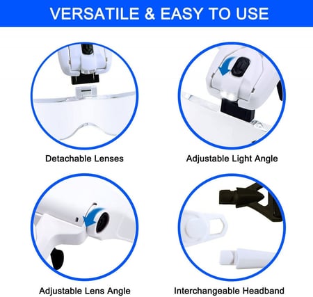 عدسات مكبرة