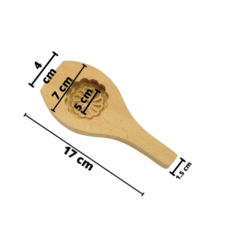 اداة تشكيل البسكويت / قالب معمول / خشبة قوالب معمول التمر ( قطعه واحده )