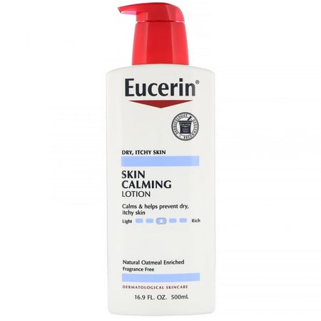 Eucerin، لوشن مهدئ للبشرة ، بدون رائحة ، (500 مل)