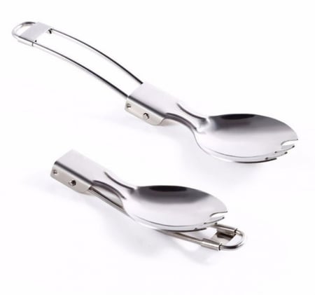 عدة الطبخ 8 قطع ستانلس ستيل للرحالة من ناتشرل هايك