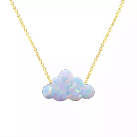 الغيمة ابيض سلسال ذهبي