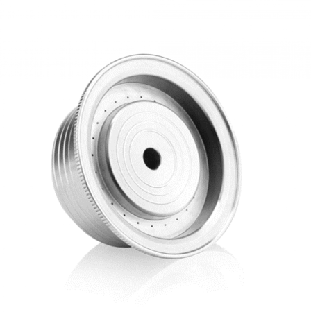 كبسولة ستيل قابلة للتعبئة متوافقة مع فيرتو نسبريسو