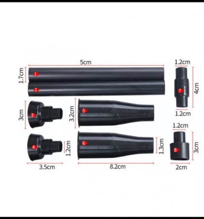 راس نافورة صغير بلاستيك اربع اشكال
