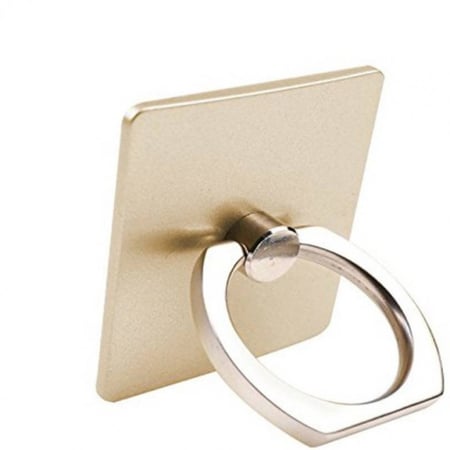 مسكة جوال معدن شكل خاتم ذهبي