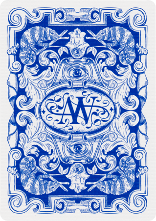 ورق لعب بلوت كاميلين - ازرق