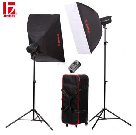 طقم فلاشات ستوديو جنبي 800 واط الاصدار الرابع