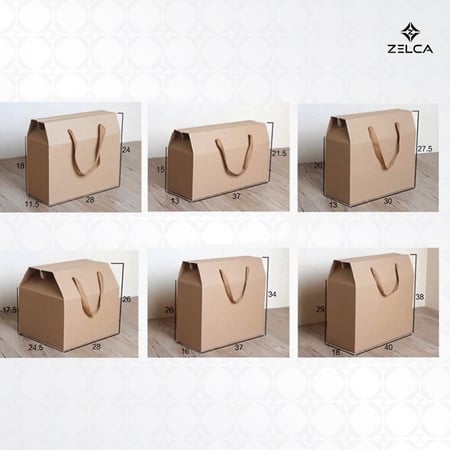 اكياس كرتون بحبل