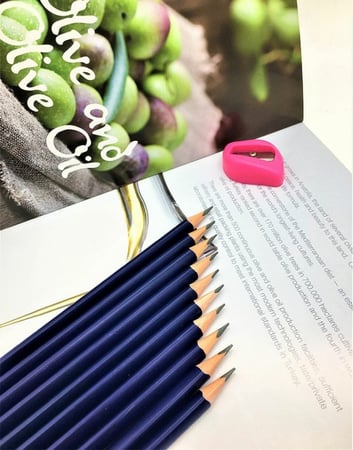 علبة اقلام رصاص 2B , 12 قلم