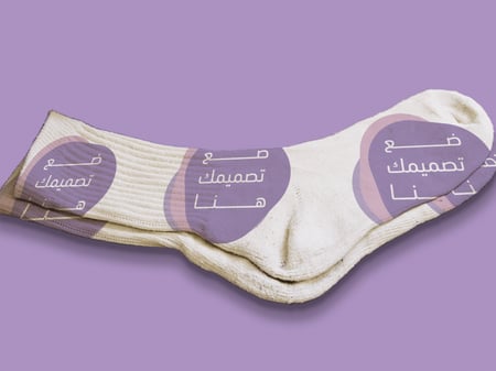 جوارب طباعة بتصميم خاص
