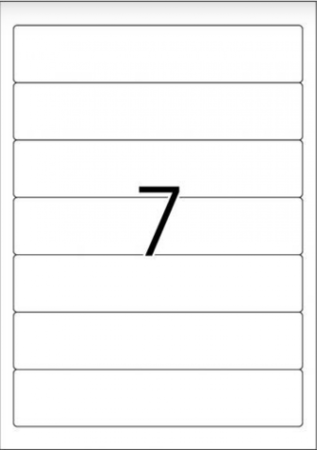 ورق لاصق للمجلدات 38*192, 10 اوراق , 70 قطعة