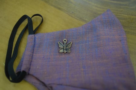 اضافة اكسسوار معدني للكمامة