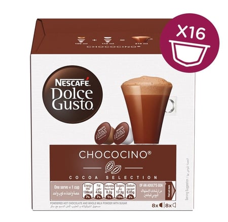 كبسولات دولشي غوستو شوكوسينو شوكولاتة  NESCAFE DOLCE GUSTO  CHOCOOCINO