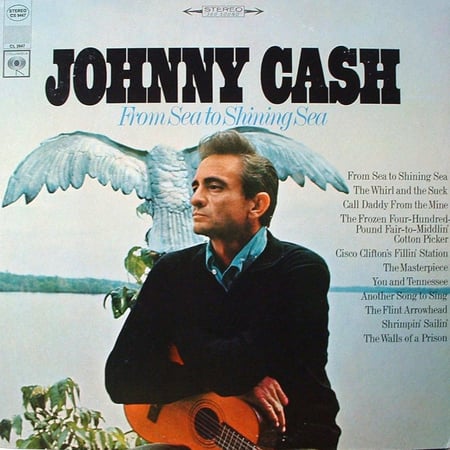 Johnny Cash ‎- From Sea To Shining Sea