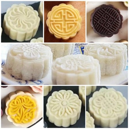 اداة تشكيل البسكويت /قالب معمول اداة كبس المعمول ( 6 اشكال مختلفه )