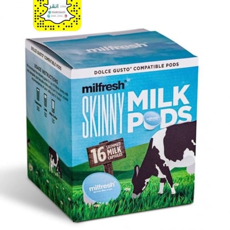 كبسولات حليب لاله دلوتشي غوستو Milfresh Skinny Milk Pods Dolce Gusto