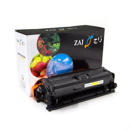 حبر طابعة 654A اصفر CF332A  متوافق مع طابعات اتش بي  HP printer  M651n M651xh  M651dn  M680dn   M680f