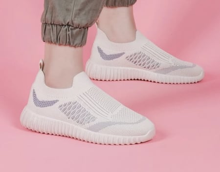 جزمه رياضيه مريحه بيج ورمادي