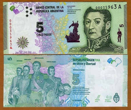 الارجنتين فئة 5 بيزو أنسر