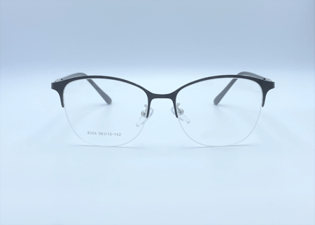 نظارة طبية بيضاوية  مصنوعة من المعدن  موديل 8204C5