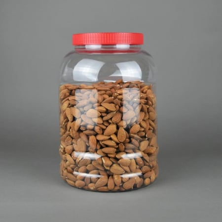 برطمان - شفاف - بلاستيك - برطمانات - جملة- تخزين -بهارات - علب -دائري