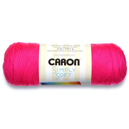 CARON SIMPLY SOFT, Neon Pink