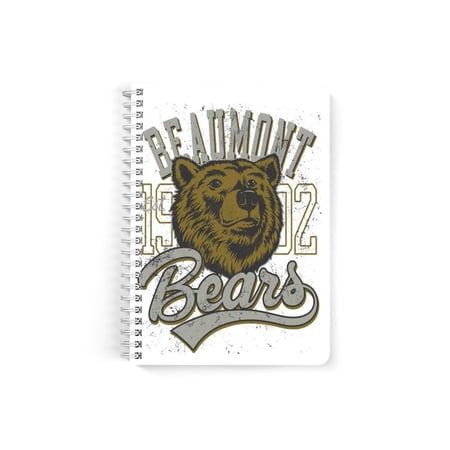 دفتر  سلك A5 ورق مسطر 60  ورقة