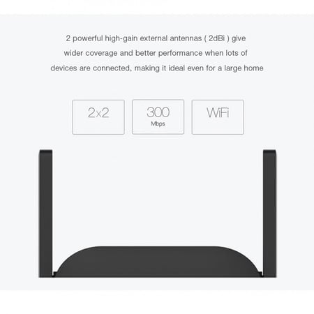 شاومي | مقوي شبكة واي فاي برو يدعم 64 جهاز Xiaomi | Mi WiFi Repeater Range Extender Pro 300Mbps