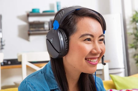 سماعة ترتل بيتش ريكون - Turtle Beach Recon 70 Gaming Headset for PlayStation 4 Pro, PlayStation 4, Xbox One, Nintendo Switch, PC, and Mobile - PlayStation 4