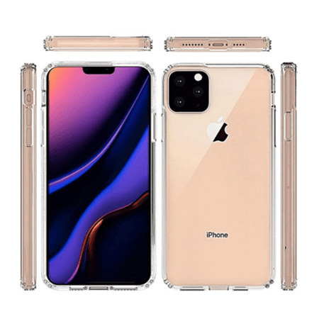 غلاف جوال ابل ايفون 11 شفاف Protective Case Clear Cover For Apple iPhone 11 Pro Max