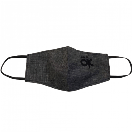 كمامة رجالية  - عزة - رصاصي