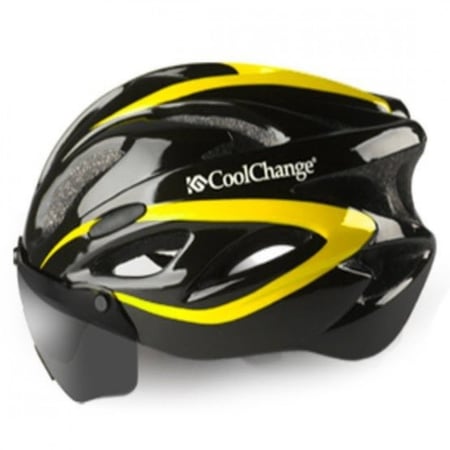 خوذة الدراجين مدمجة نظارات مع الخوذة من كول شانج