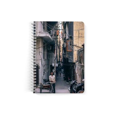 دفتر  سلك A5 ورق مسطر 60  ورقة