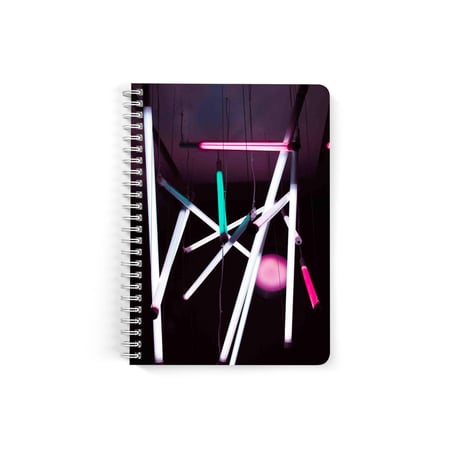 دفتر  سلك A5 ورق مسطر 60  ورقة