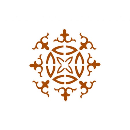 استنسل ST27-394، مقاس 30x30 سم من الساطع