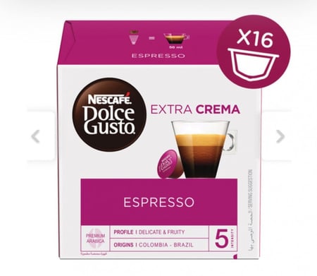 كبسولات اسبريسو ESPRESSO  دولتشي غوستو